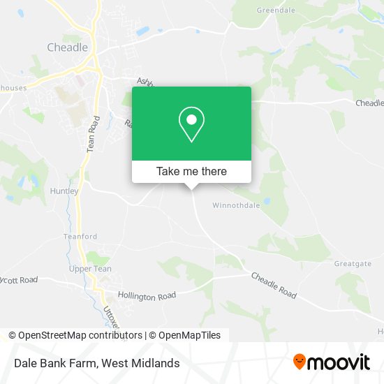 Dale Bank Farm map