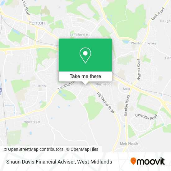 Shaun Davis Financial Adviser map