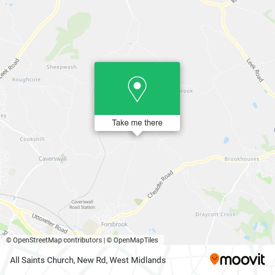 All Saints Church, New Rd map