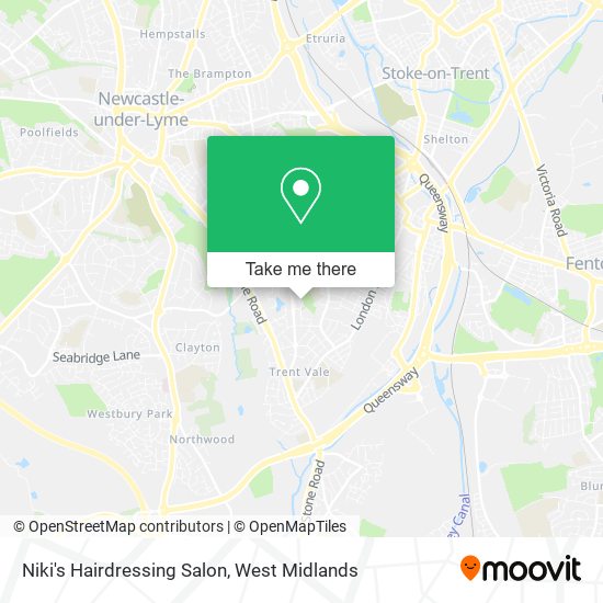 Niki's Hairdressing Salon map