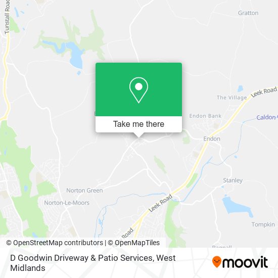 D Goodwin Driveway & Patio Services map