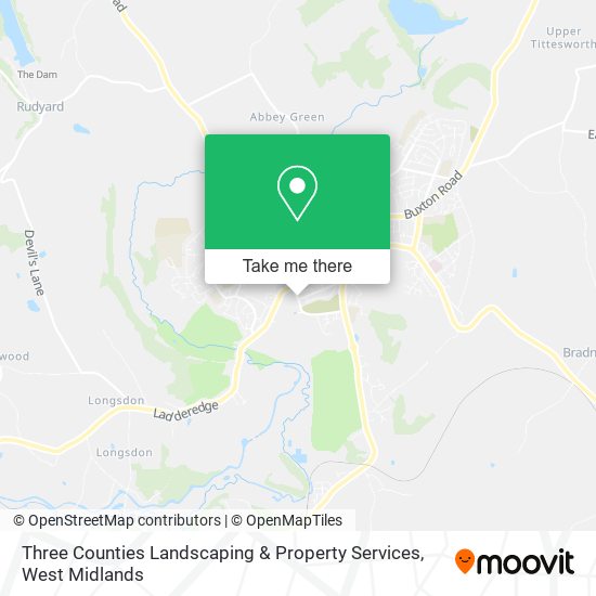 Three Counties Landscaping & Property Services map
