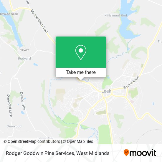 Rodger Goodwin Pine Services map