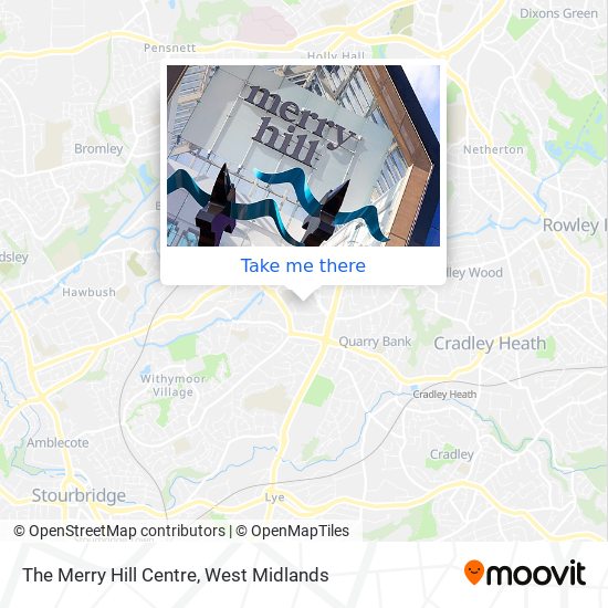 The Merry Hill Centre map