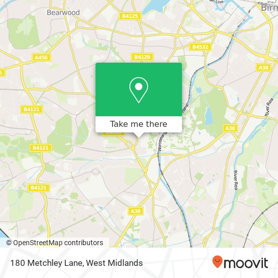 180 Metchley Lane map