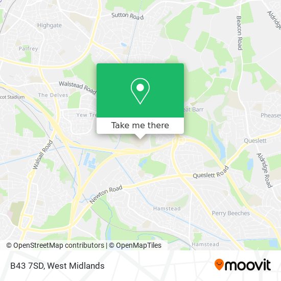 B43 7SD map