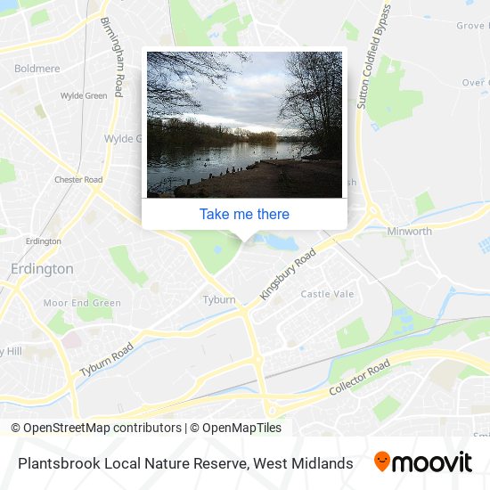 Plantsbrook Local Nature Reserve map