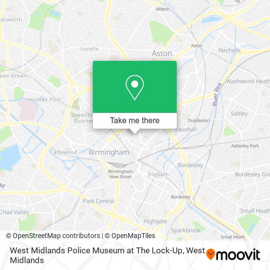 West Midlands Police Museum at The Lock-Up map