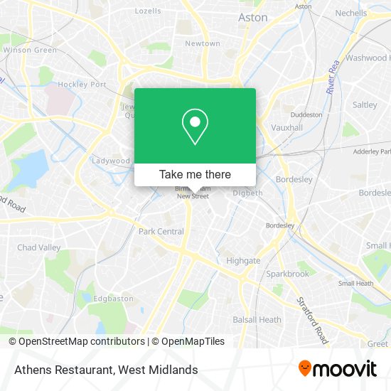 Athens Restaurant map