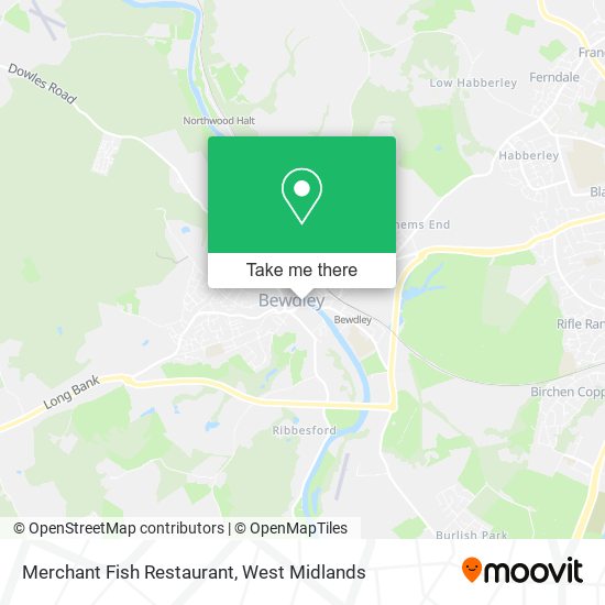 Merchant Fish Restaurant map
