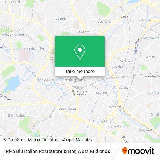 Riva Blu Italian Restaurant & Bar map