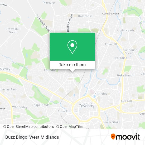 Buzz Bingo map