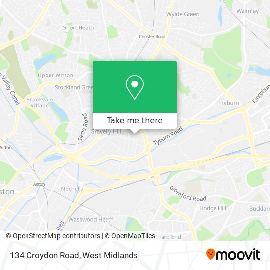 134 Croydon Road map