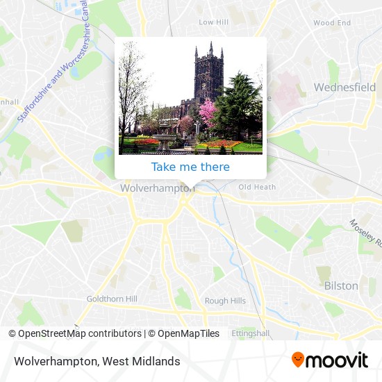 Wolverhampton map