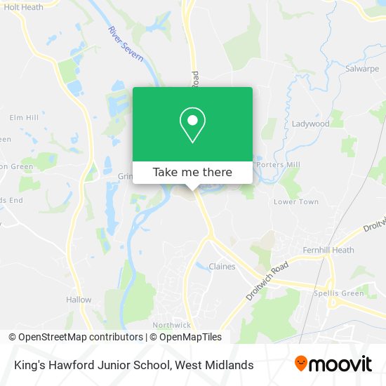 King's Hawford Junior School map