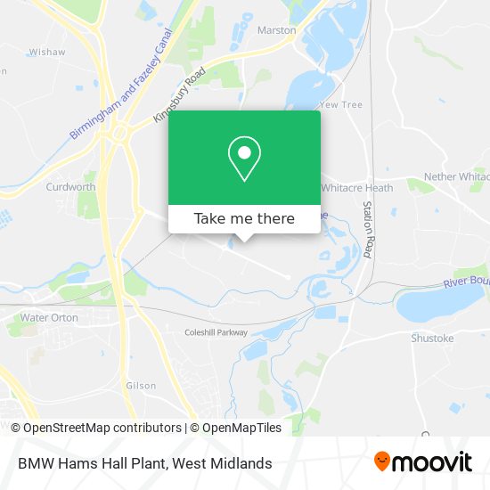 BMW Hams Hall Plant map
