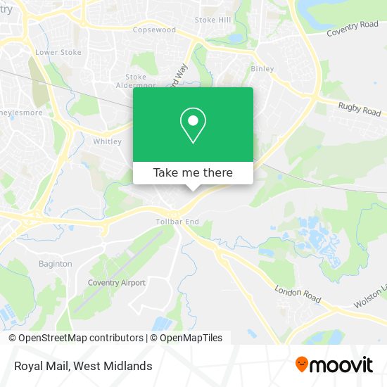 Royal Mail map
