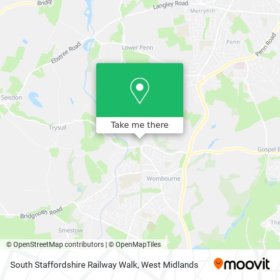 South Staffordshire Railway Walk map