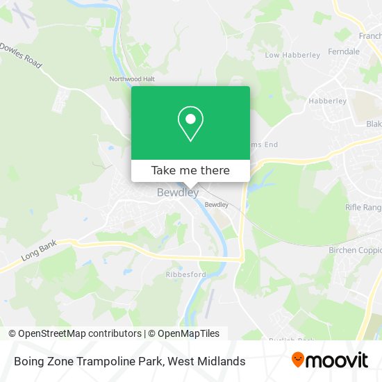 Boing Zone Trampoline Park map