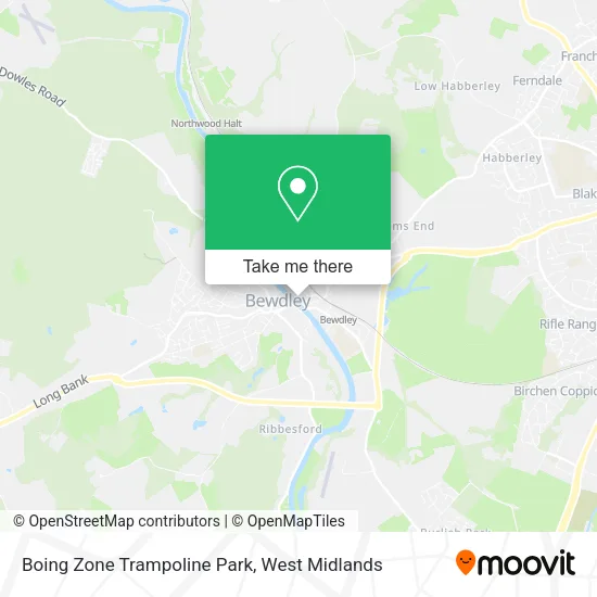 Boing Zone Trampoline Park map