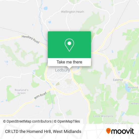 CR LTD the Homend Hr8 map