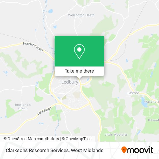 Clarksons Research Services map