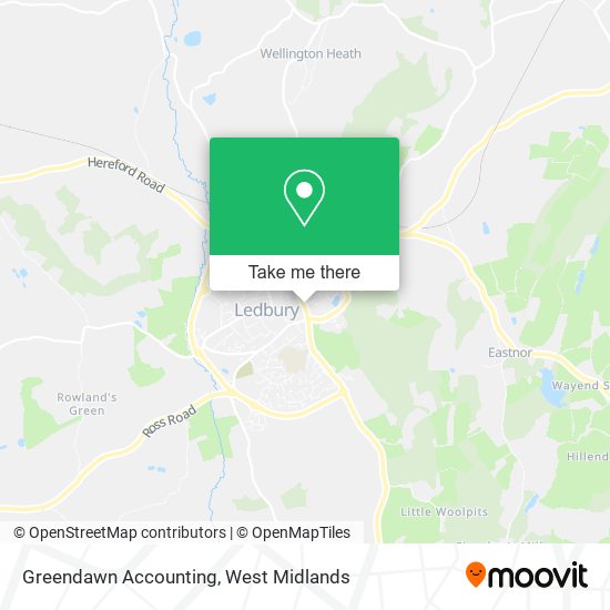 Greendawn Accounting map