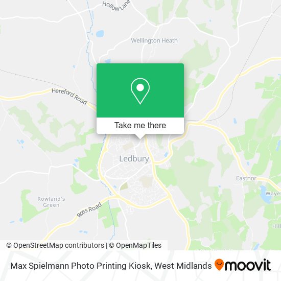 Max Spielmann Photo Printing Kiosk map