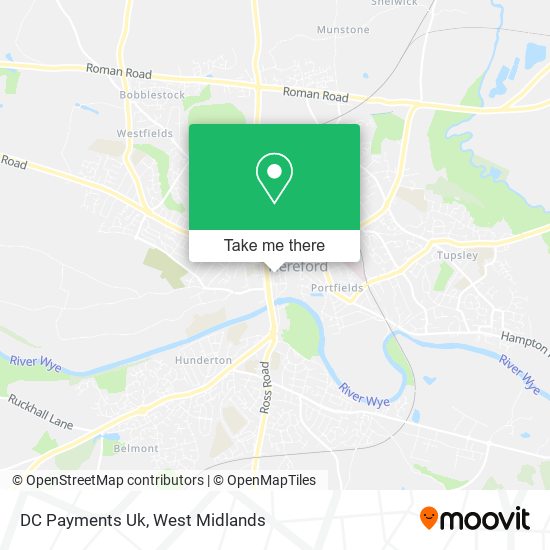 DC Payments Uk map