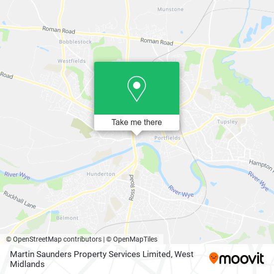 Martin Saunders Property Services Limited map