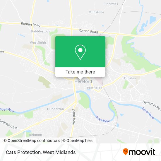 Cats Protection map