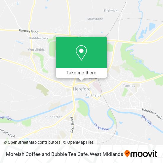 Moreish Coffee and Bubble Tea Cafe map