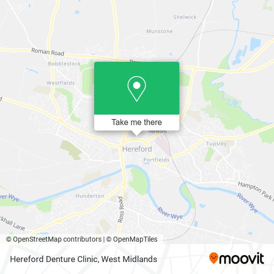 Hereford Denture Clinic map