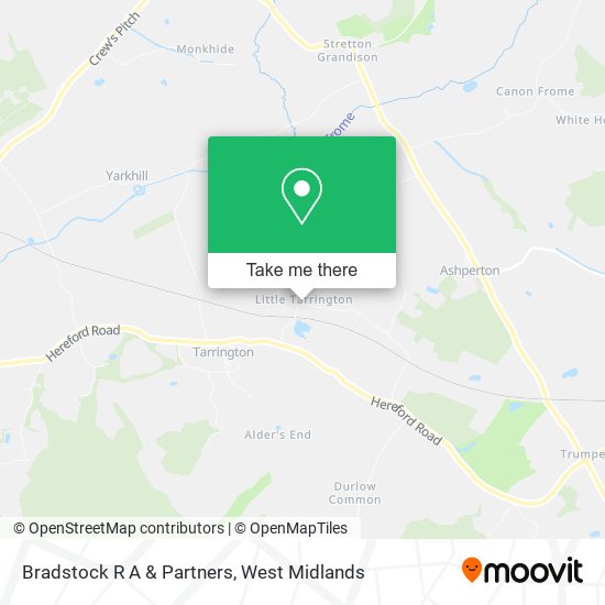 Bradstock R A & Partners map