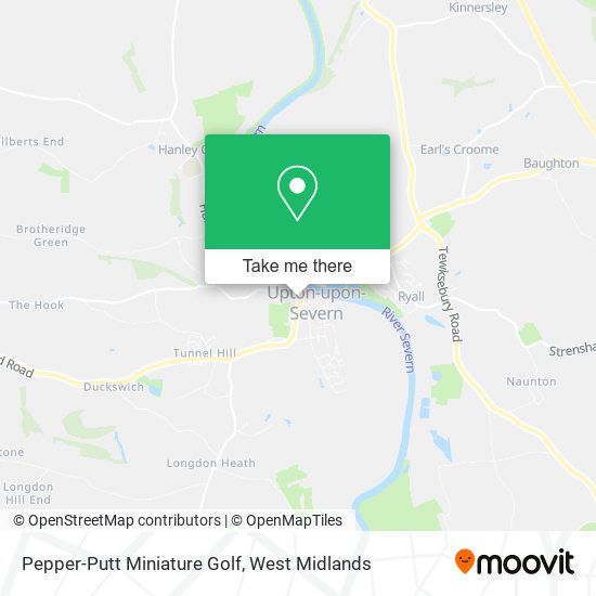 Pepper-Putt Miniature Golf map