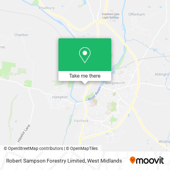 Robert Sampson Forestry Limited map