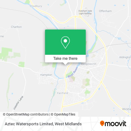 Aztec Watersports Limited map