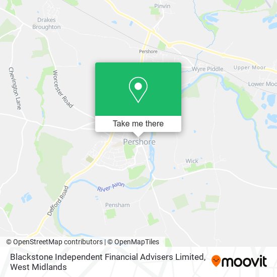 Blackstone Independent Financial Advisers Limited map