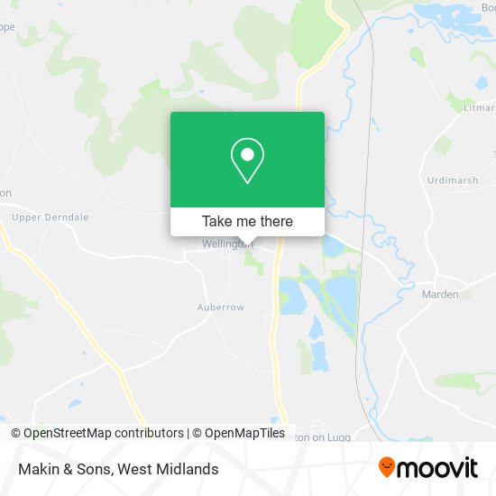 Makin & Sons map