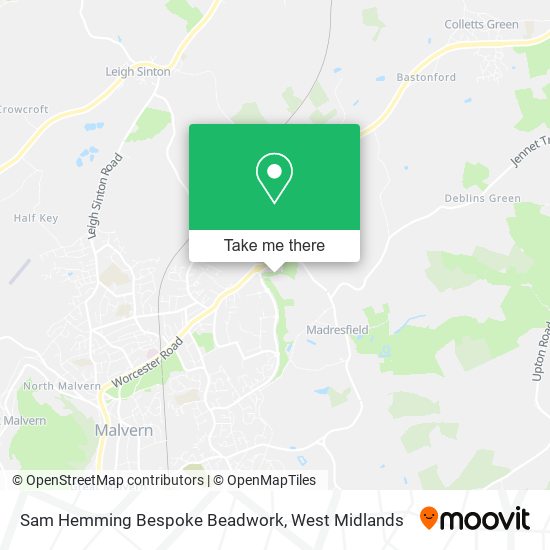 Sam Hemming Bespoke Beadwork map