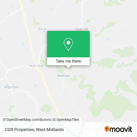 CGR Properties map