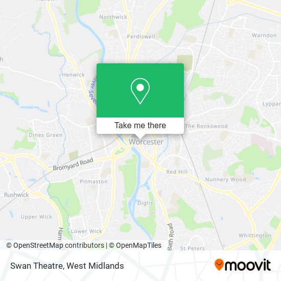 Swan Theatre map