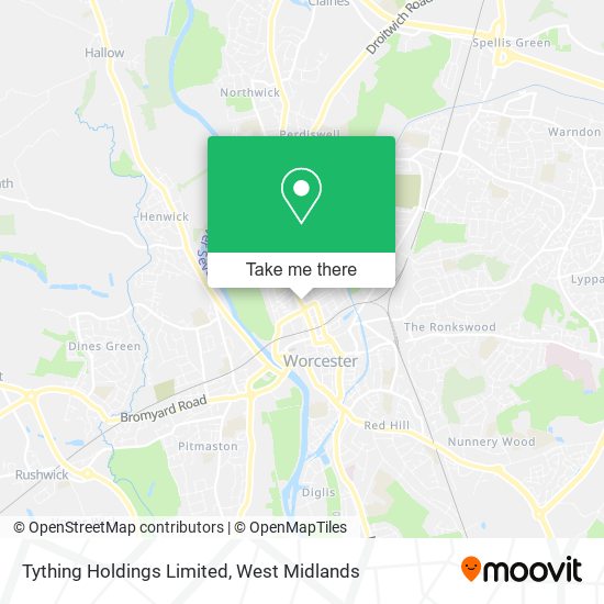 Tything Holdings Limited map