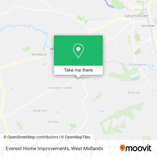 Everest Home Improvements map