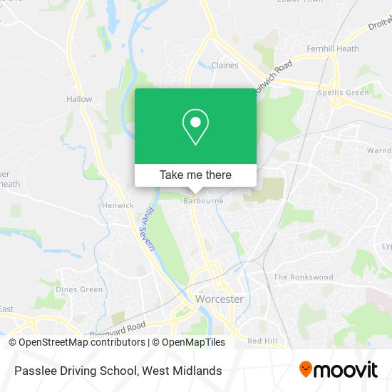 Passlee Driving School map