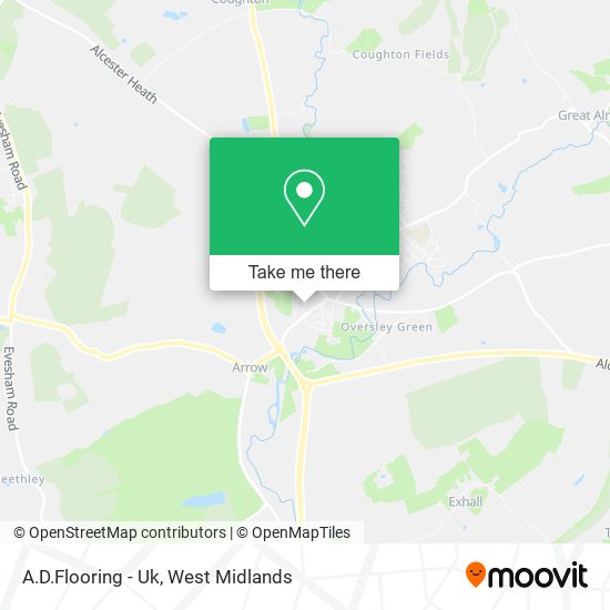 A.D.Flooring - Uk map