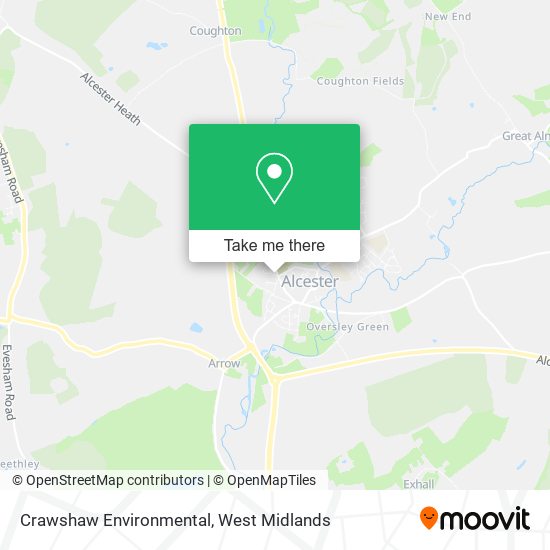 Crawshaw Environmental map