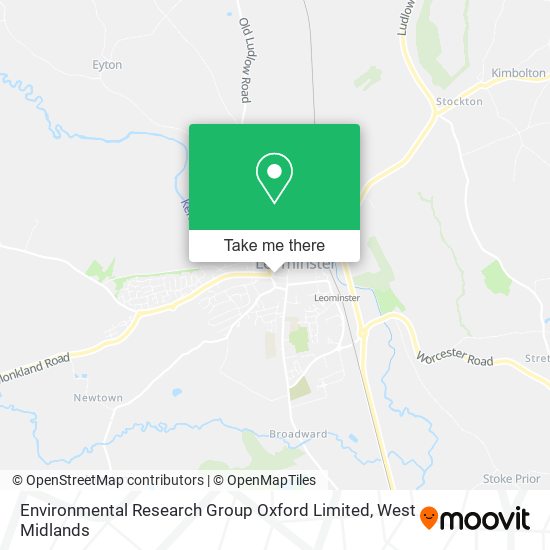 Environmental Research Group Oxford Limited map