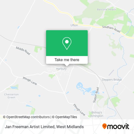 Jan Freeman Artist Limited map