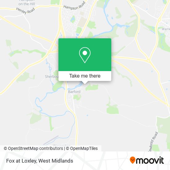 Fox at Loxley map